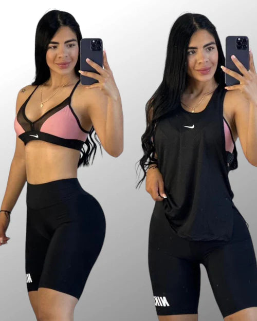 Set Esencial: Top + Biker + Camisilla