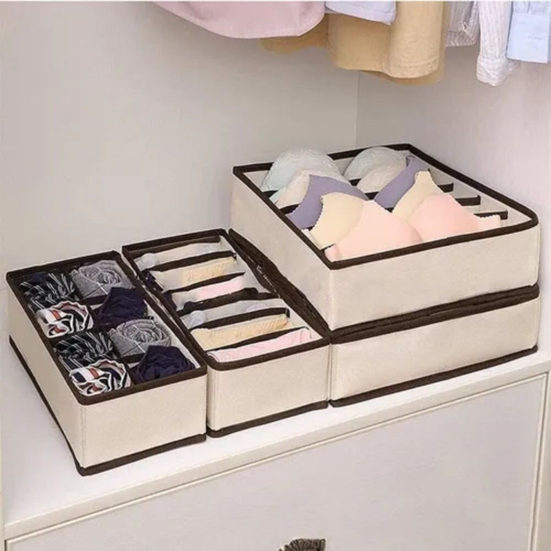 ORGANIZADOR DE ROPA INTERIOR SET X4 - ENVÍO GRATIS 🔥