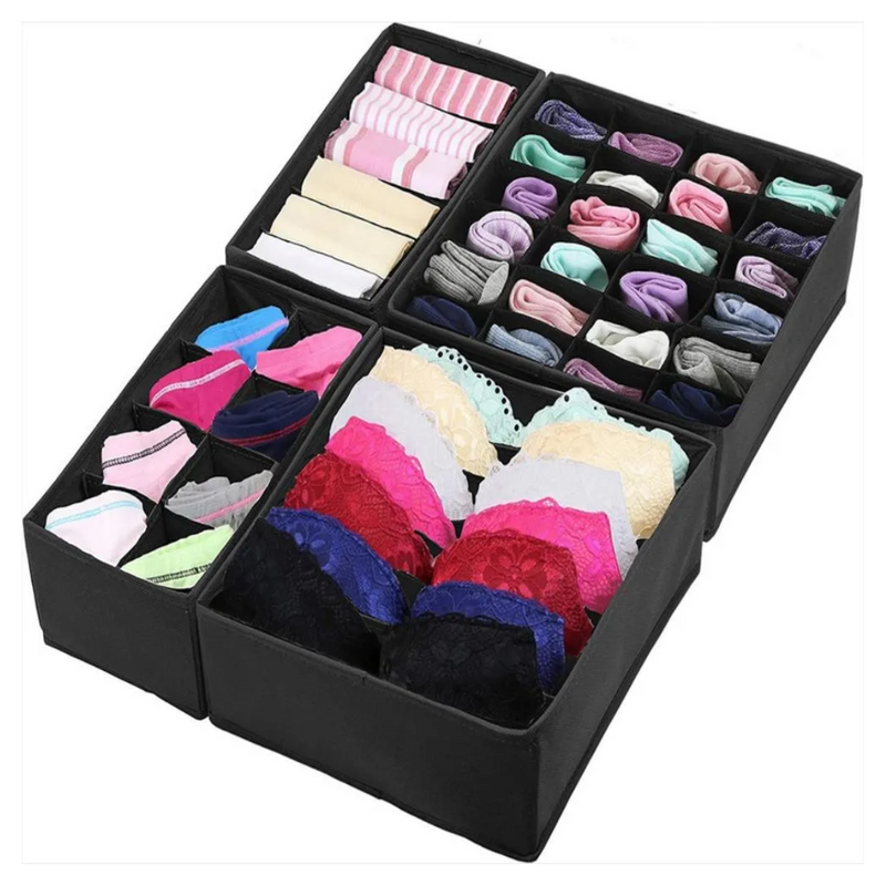 ORGANIZADOR DE ROPA INTERIOR SET X4 - ENVÍO GRATIS 🔥