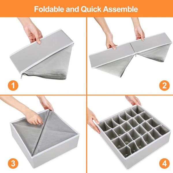 ORGANIZADOR DE ROPA INTERIOR SET X4 - ENVÍO GRATIS 🔥